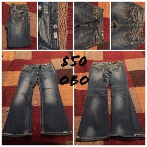 Miss Me Easy Boot Cut Jeans Size 29